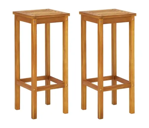 Baro Baldų Komplektas Balkonui, 3 Dalių, Akacijos Masyvas