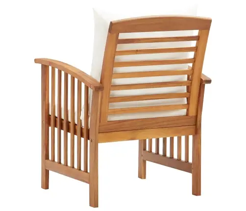 Dārza Krēsli Ar Matračiem, 2 Gab., Akācijas Masīvkoks Vidaxl