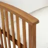 Sodo Suoliukas Su Pagalvėmis, 119cm Akacijos Medienos Masyvas