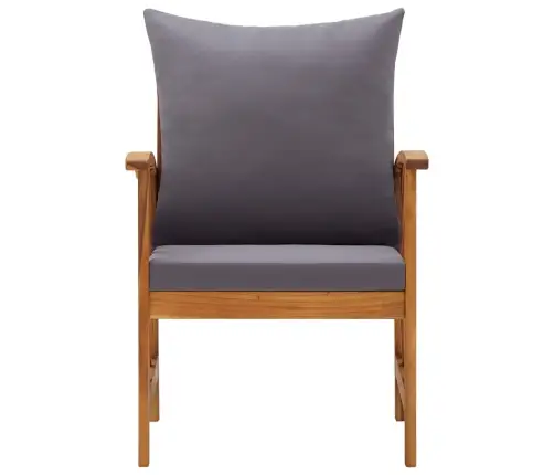 Dārza Krēsli Ar Matračiem, 2 Gab., Akācijas Masīvkoks Vidaxl