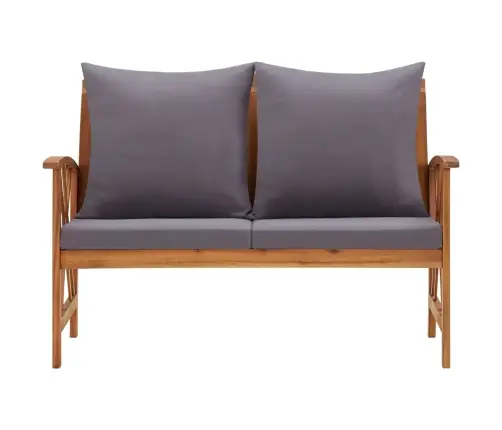 Dārza Sols Ar Spilveniem, 119 Cm, Akācijas Masīvkoks Vidaxl