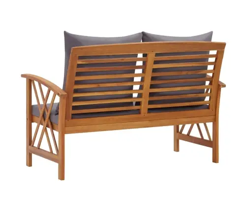 Dārza Sols Ar Spilveniem, 119 Cm, Akācijas Masīvkoks Vidaxl