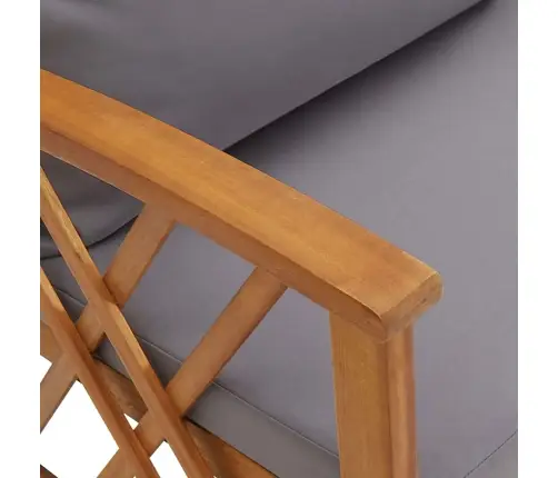 Dārza Sols Ar Spilveniem, 119 Cm, Akācijas Masīvkoks Vidaxl