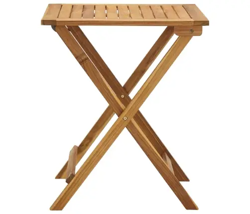 3-Daļīgs Bistro Mēbeļu Komplekts Ar Matračiem, Akācijas Koks Vidaxl