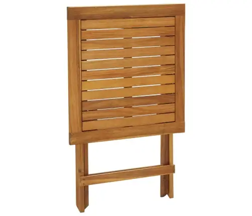 3-Daļīgs Bistro Mēbeļu Komplekts Ar Matračiem, Akācijas Koks Vidaxl