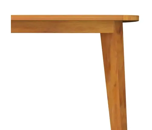 Sodo Stalas, 110X110X75cm Akacijos Medienos Masyvas