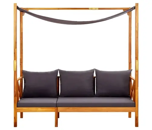 Dārza Sols Ar Jumtiņu, Akācijas Masīvkoks Vidaxl