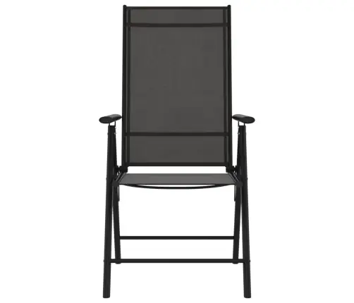 Kokkupandavad Aiatoolid 6 Tk, Tekstileen, Must