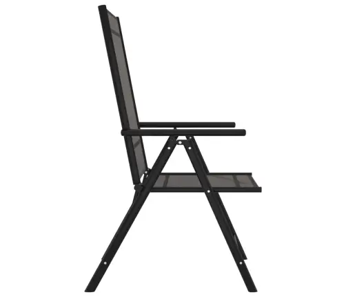 Kokkupandavad Aiatoolid 6 Tk, Tekstileen, Must