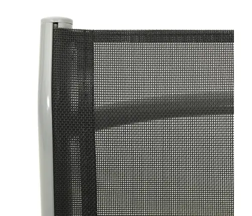 Sodo Kėdės, 2Vnt., Sidabrinės, Tekstilenas Ir Aliuminis