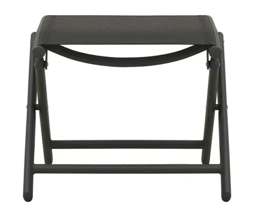 3-Osaline Aiamööblikomplekt, Textilene, Must