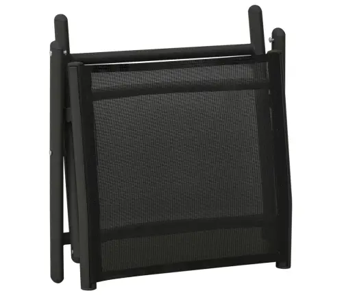 3-Osaline Aiamööblikomplekt, Textilene, Must