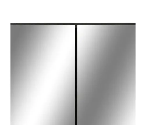 Ledidega Vannitoa Peegelkapp, Must, 80 X 15 X 60 cm Mdf