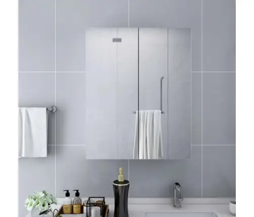 Vannitoa Peegelkapp, Valge, 60 X 15 X 75 cm Mdf