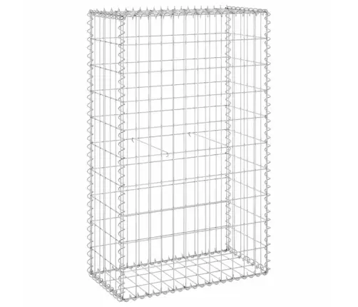 Gabions Ar Vāku, Cinkots Tērauds, 60X30X100 Cm Vidaxl