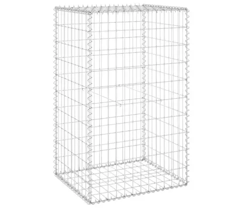 Gabions Ar Vāku, Cinkots Tērauds, 60X50X100 Cm Vidaxl