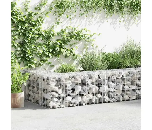 Gabions Ar Vāku, Cinkots Tērauds, 300X30X50 Cm Vidaxl