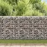 Gabions Ar Vāku, Cinkots Tērauds, 300X30X100 Cm Vidaxl