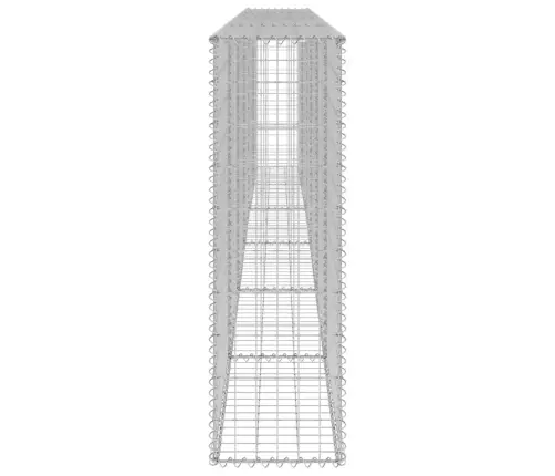 Gabions Ar Vāku, Cinkots Tērauds, 300X30X100 Cm Vidaxl