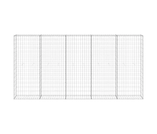 Gabions Ar Vāku, Cinkots Tērauds, 300X30X150 Cm Vidaxl