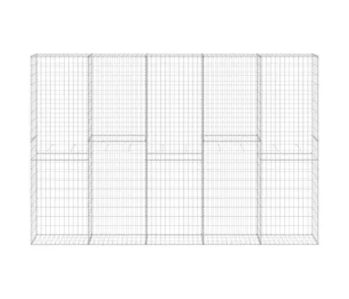 Gabions Ar Vāku, Cinkots Tērauds, 300X30X200 Cm Vidaxl