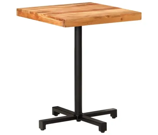 Bistro Galds, Kvadrātveida, 60X60X75 Cm, Akācijas Masīvkoks Vidaxl