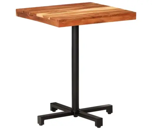 Bistro Galds, Kvadrātveida, 60X60X75 Cm, Akācijas Masīvkoks Vidaxl