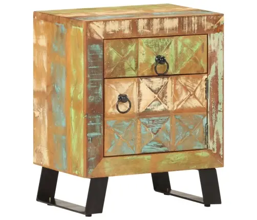 Naktsskapītis, 40X30X50 Cm, Pārstrādāts Masīvkoks Vidaxl Naktsskapītis, 40X30X50 Cm, Pārstrādāts Masīvkoks Vidaxl