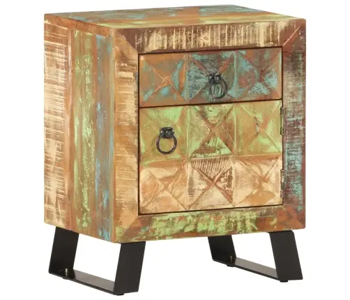 Naktsskapītis, 40X30X50 Cm, Pārstrādāts Masīvkoks Vidaxl Naktsskapītis, 40X30X50 Cm, Pārstrādāts Masīvkoks Vidaxl