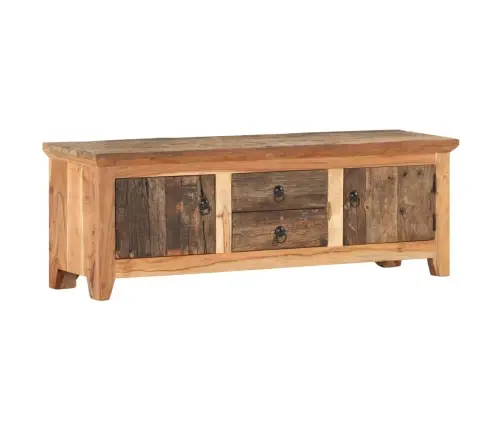 Tv Skapītis, 120X30X40 Cm, Akācijas Koks, Pārstrādāts Koks Vidaxl