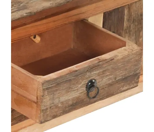 Tv Skapītis, 120X30X40 Cm, Akācijas Koks, Pārstrādāts Koks Vidaxl