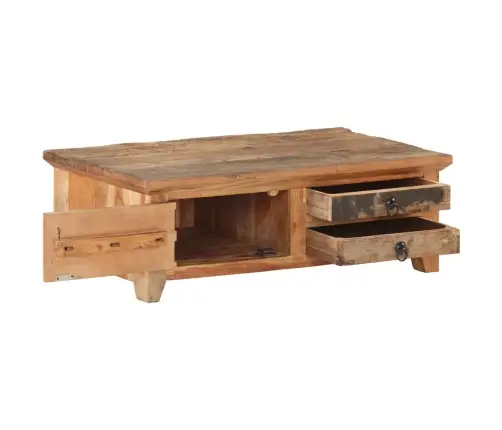 Kohvilaud 90 X 50 X 31 Cm Taastatud Puidust