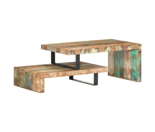 Kavos Staliukų Rinkinys, 2 Dalių, Perdirbtos Medienos Masyvas