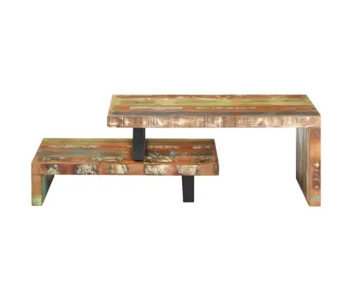 Kavos Staliukų Rinkinys, 2 Dalių, Perdirbtos Medienos Masyvas