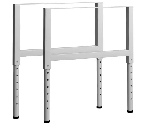 Darbastalio Rėmai, 2Vnt., Pilki, 85X(69-95,5)cm Metalas