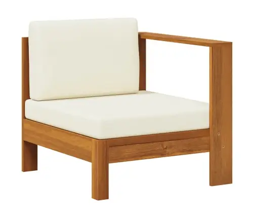 Vidējais Dīvāns Ar 1 Roku Balstu, Krēmbalts, Akācijas Koks Vidaxl Vidējais Dīvāns Ar 1 Roku Balstu, Krēmbalts, Akācijas Koks Vidaxl