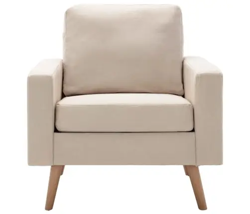 2-Osaline Diivanikomplekt, Kangas, Kreemjasvalge