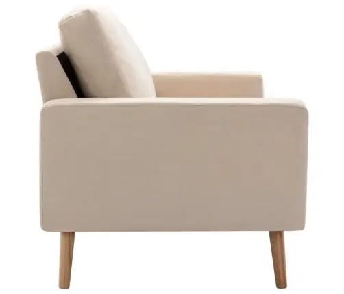 2-Osaline Diivanikomplekt, Kangas, Kreemjasvalge