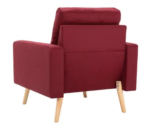 2-Osaline Diivanikomplekt, Kangas, Veinipunane
