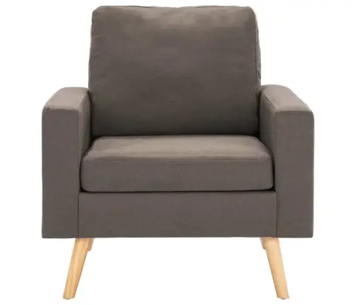 2-Daļīgs Dīvānu Komplekts, Pelēkbrūns Audums Vidaxl