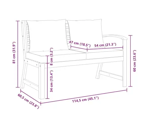 Aiapink, 114,5 Cm Tumehallide Patjadega, Toekas Akaatsiapuit