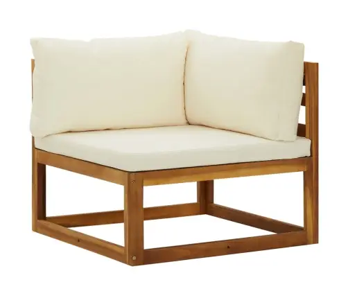 Stūra Dīvāni, 2 Gab., Krēmbalti Matrači  Vidaxl