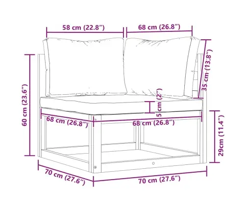 Stūra Dīvāni, 2 Gab., Krēmbalti Matrači  Vidaxl