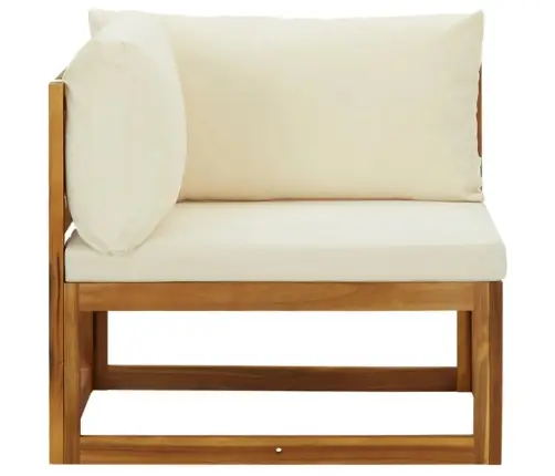 Stūra Dīvāni, 2 Gab., Krēmbalti Matrači  Vidaxl