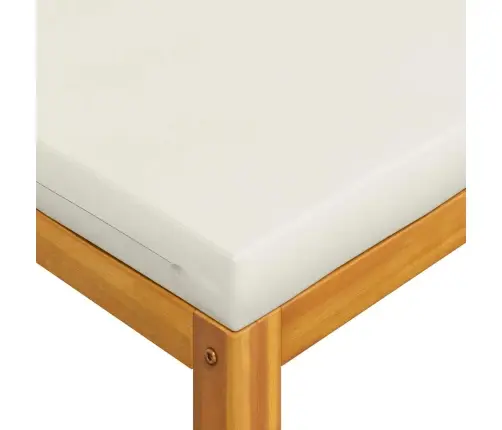 3-Daļīgs Dārza Atpūtas Mēbeļu Komplekts Ar Matračiem, Akācija Vidaxl