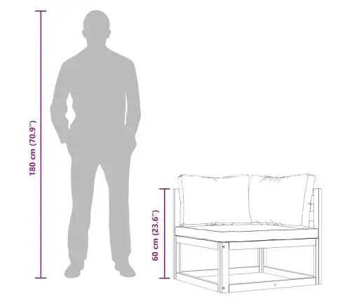 2-Osaline Diivanikomplekt Tumehallide Patjadega, Akaatsiapuit