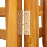 3-Paneļu Istabas Aizslietnis, 121X2X170 Cm, Akācijas Masīvkoks Vidaxl