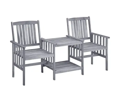 Dārza Krēsli Ar Galdiņu, 159X61X92 Cm, Akācijas Masīvkoks Vidaxl