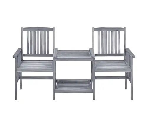 Dārza Krēsli Ar Galdiņu, 159X61X92 Cm, Akācijas Masīvkoks Vidaxl