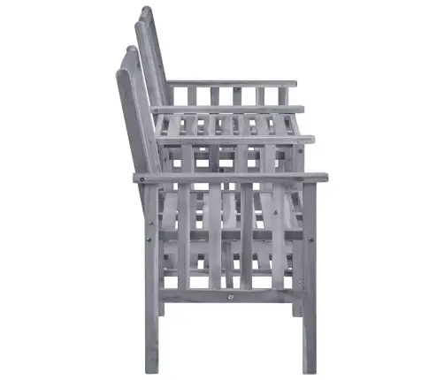 Dārza Krēsli Ar Galdiņu, 159X61X92 Cm, Akācijas Masīvkoks Vidaxl